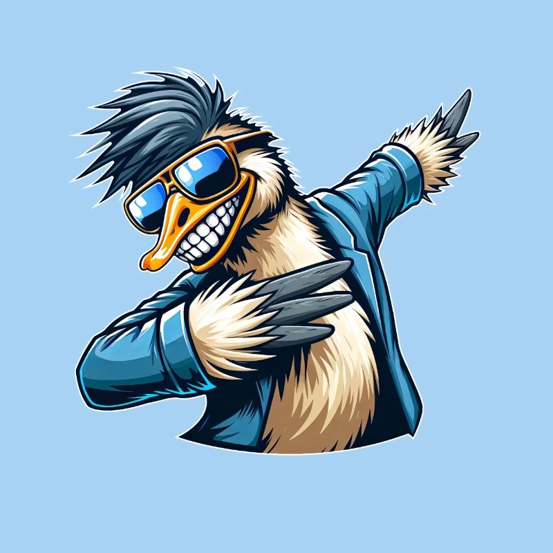 Cool Emu Bouquet Dabbing Dab Dance