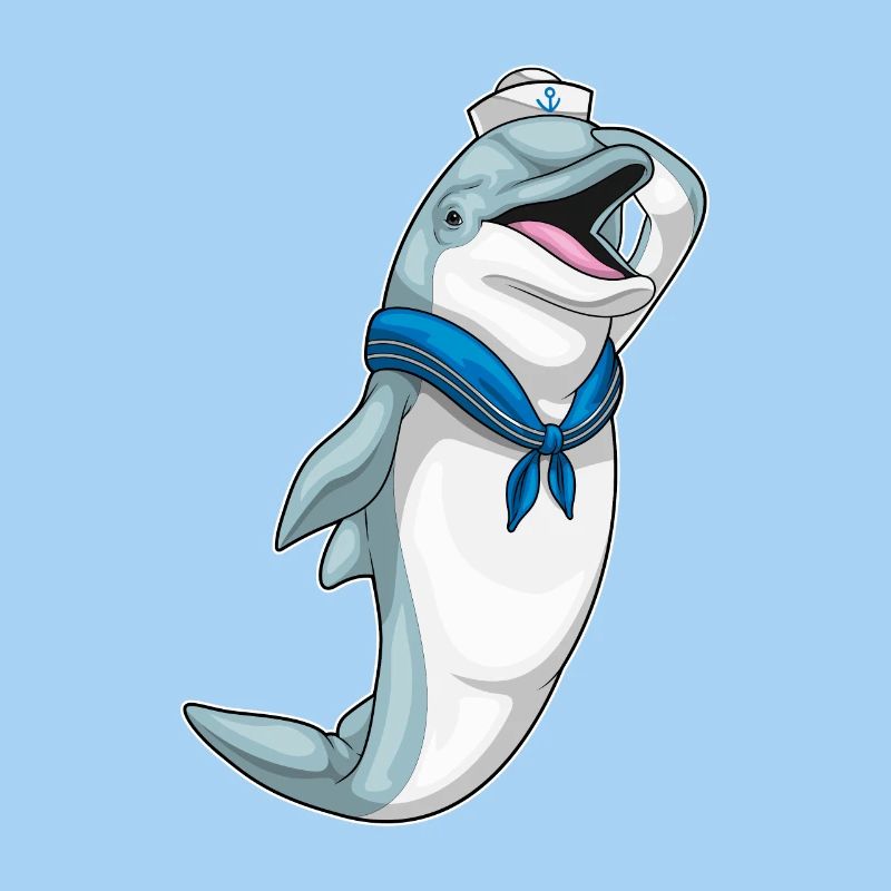 Dolphin Sailor Chapeau de marin