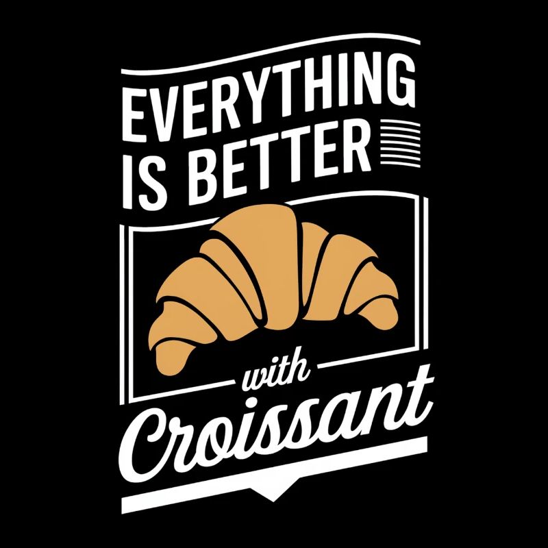 Everything is better with croissant breakfast