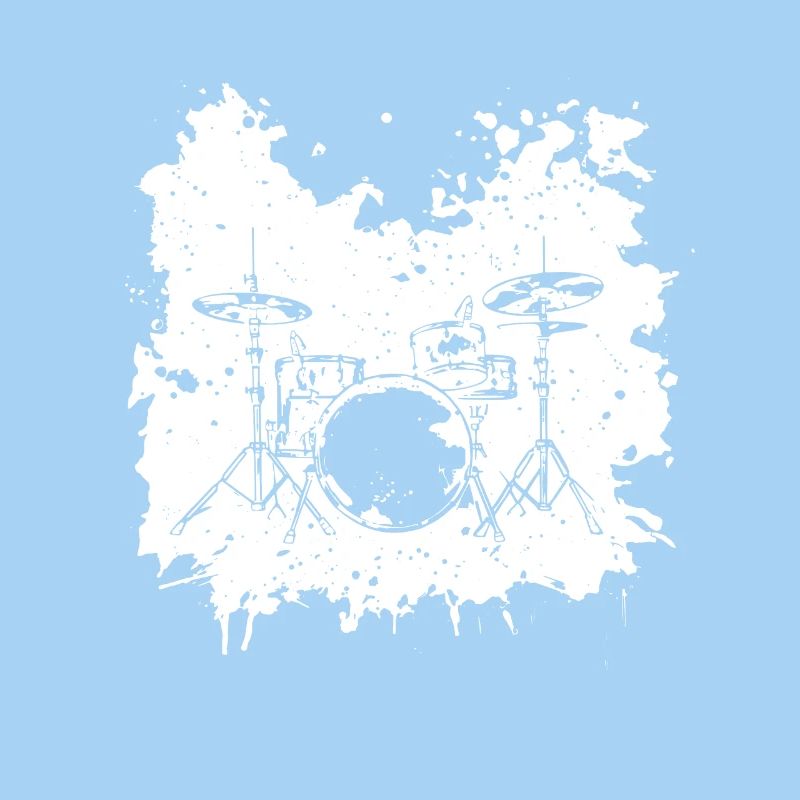 Drumkit Zeichnung