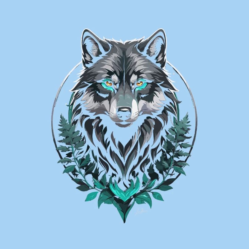 Forest Arctic Wolf