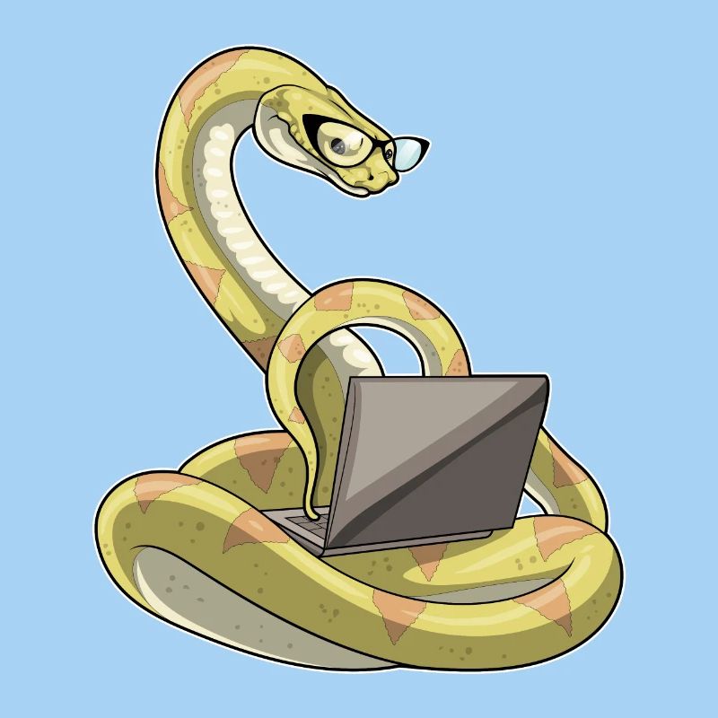 Ordinateur portable serpent