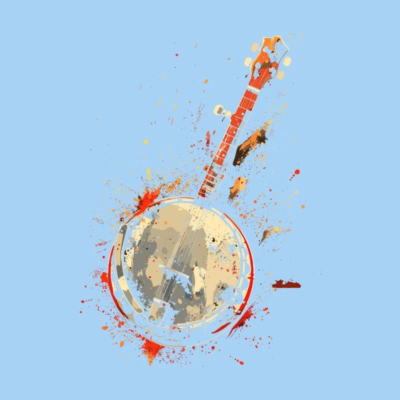 Banjo Farbklecks