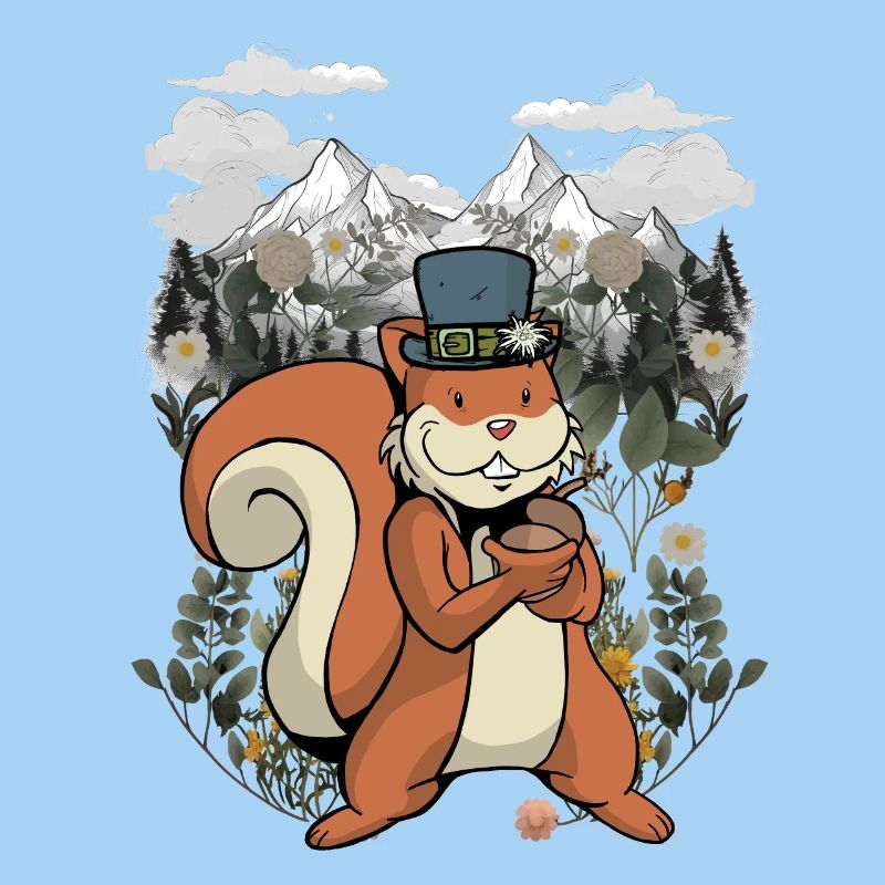 Tiroler Eichhorn Eichhörnchen Kinder Kind Gebirge