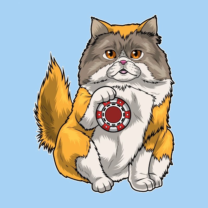 Persian Cat Poker Jetons de poker