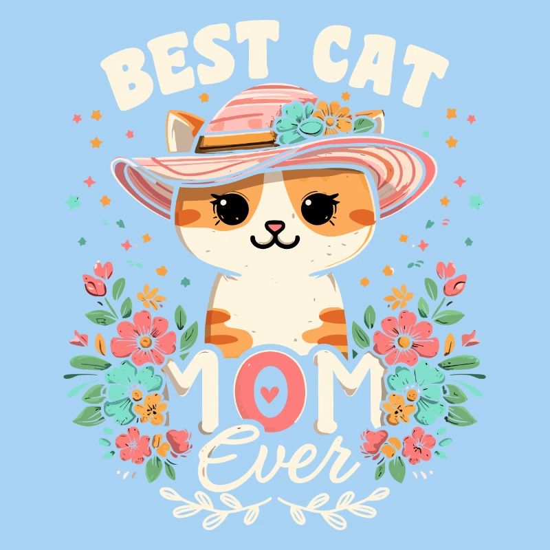 Beste Katzenmutter aller Zeiten Lustiger Muttertag - Süße Katze