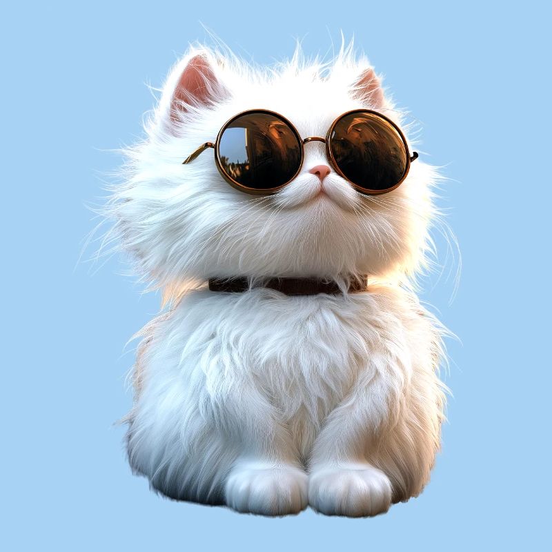 Chat Angora Blanc Chat Angora Chats Angora Mignons