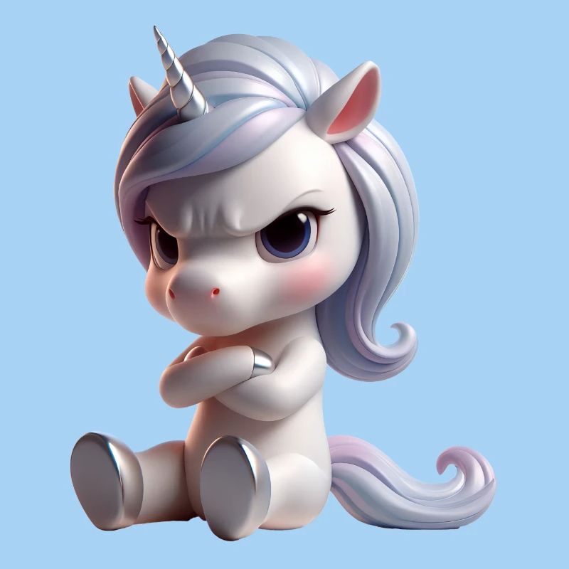 Einhorn grimmig 1
