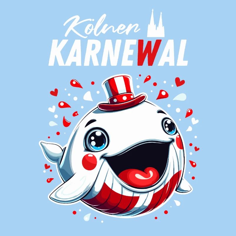 Carnaval de Cologne Wal rut Wiess Kölle Alaaf Cologne