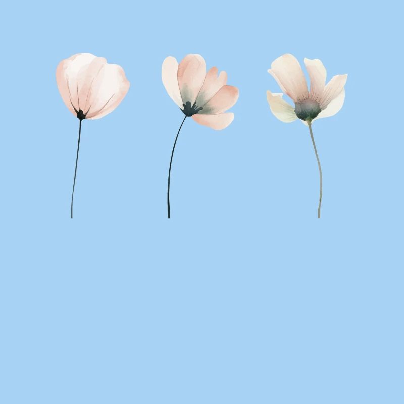 Elegante Blumen Fleurs élégantes