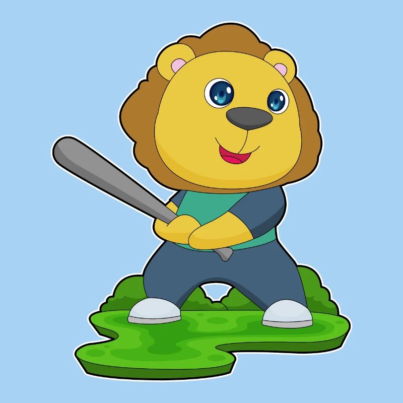 Löwe Baseball Baseballschläger
