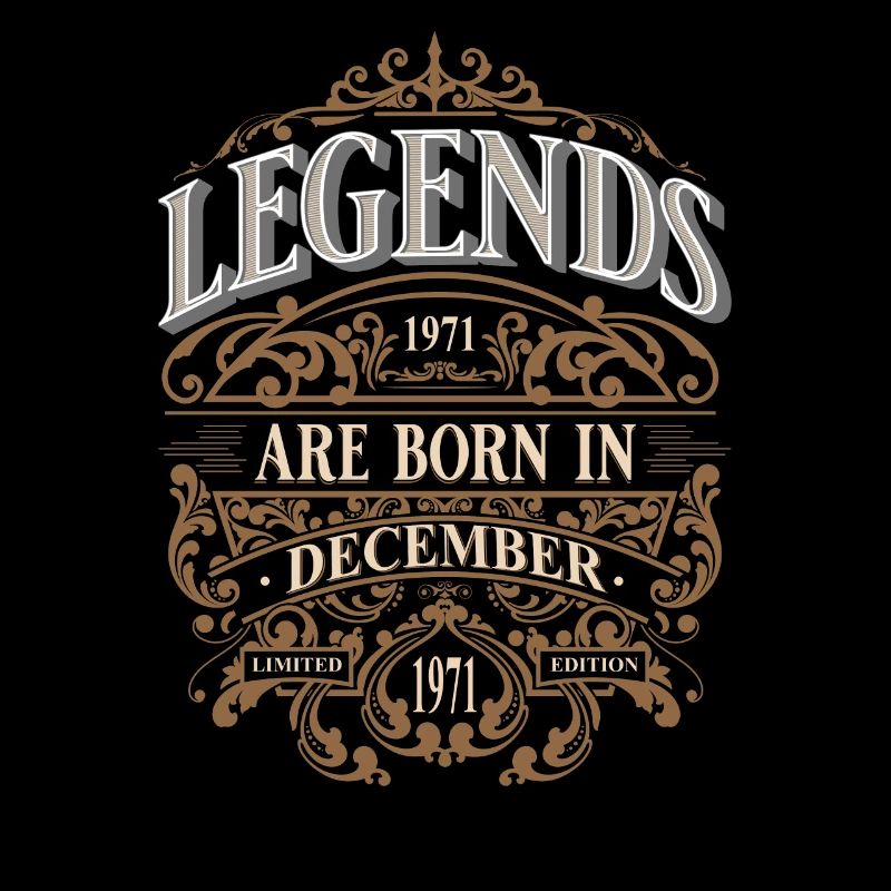 1971 Décembre Naissance Anniversaire Année de naissance