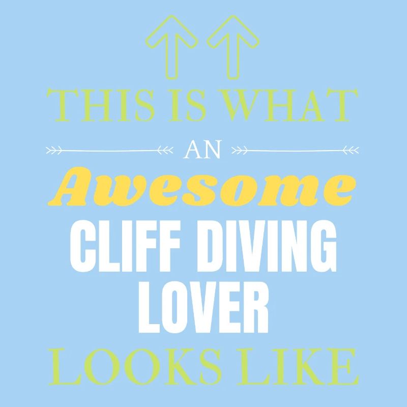 This is what an awesome Cliff diving lover looks l