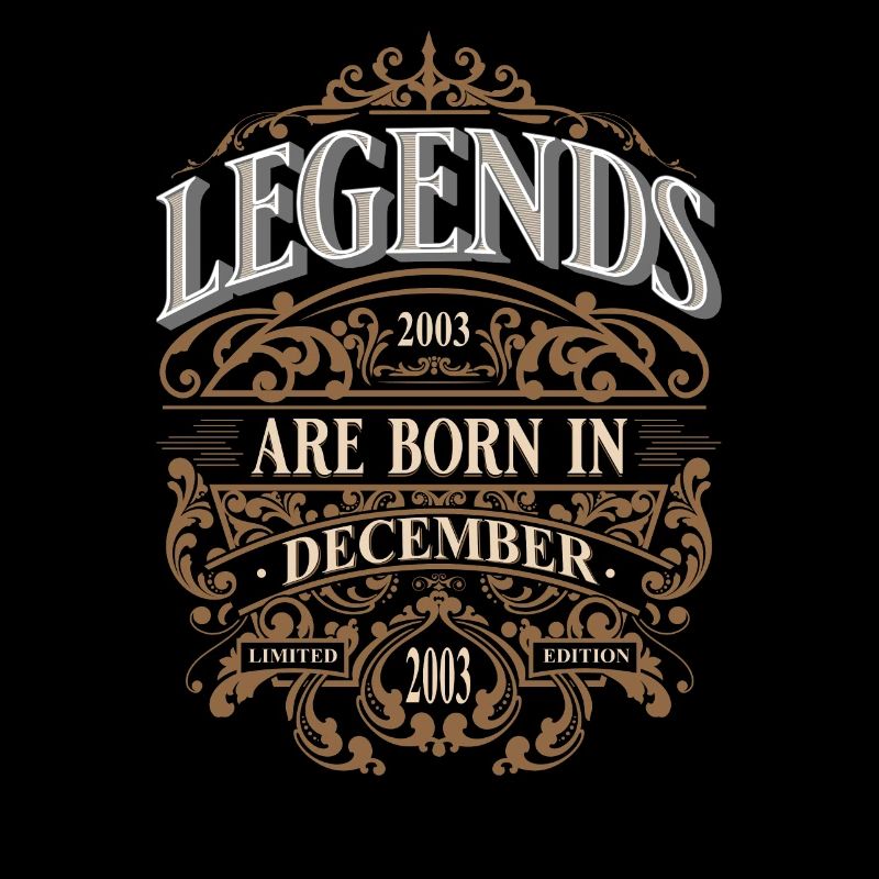 2003 Dezember Geboren Geburtstag Geburtsjahr