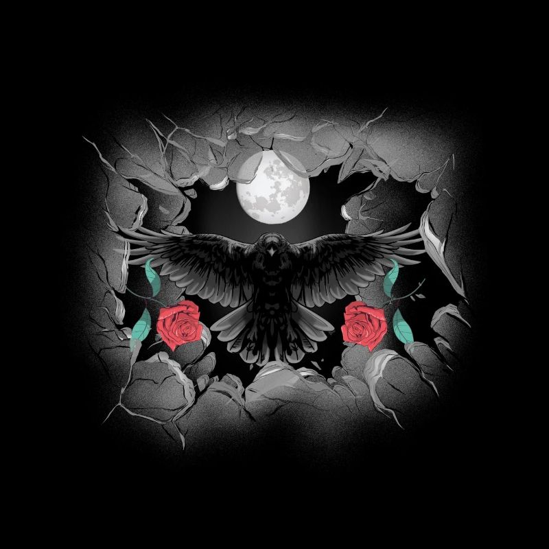 Halloween raven crow ravens crows mystical