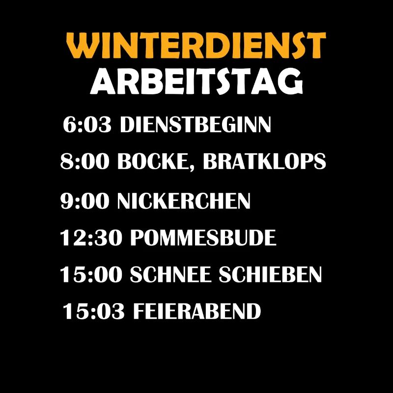 Winter service working day