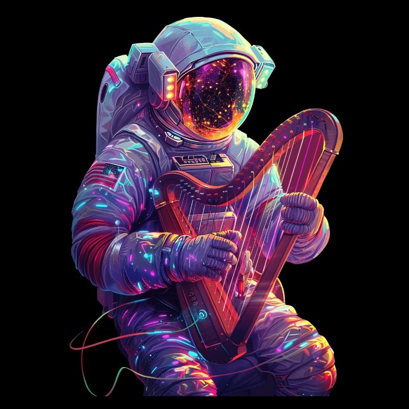 Astronaut Harfe