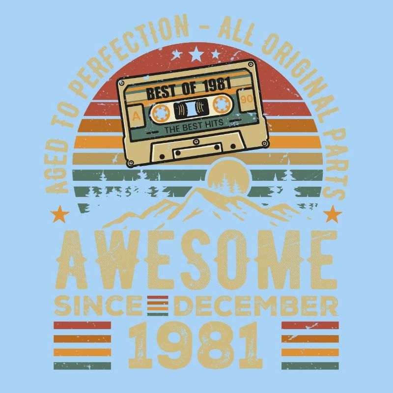 Anniversaire Décembre 1981 | Cadeau décembre 1981