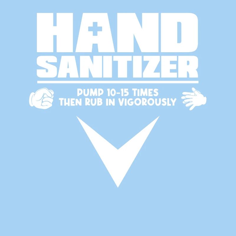 Hand Sanitizer Instructions Humorous Note for