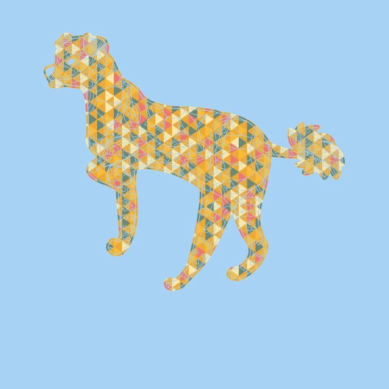 Chinese Crested Geometric