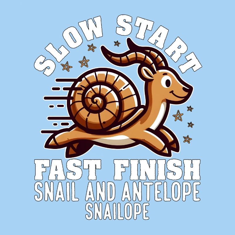 DÉMARRAGE LENT, FINITION RAPIDE - ESCARGOT ET ANTILOPE
