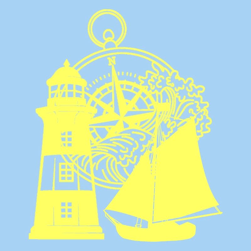maritim Leuchtturm Kompass Segelschiff Schiff