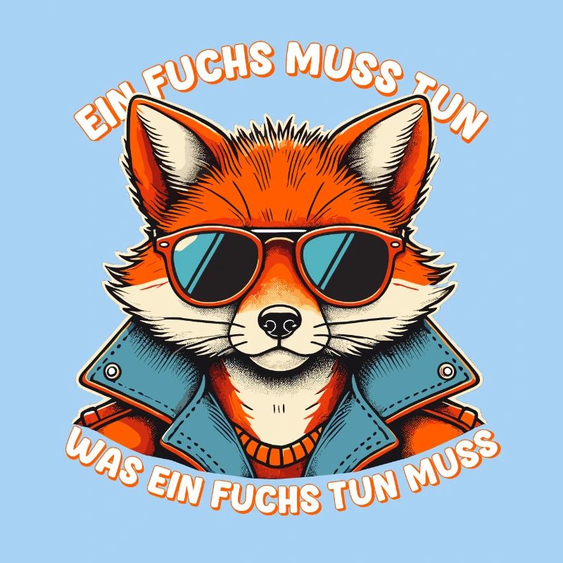 Fox Smart Intelligent Sunglasses Cool Funny Forest