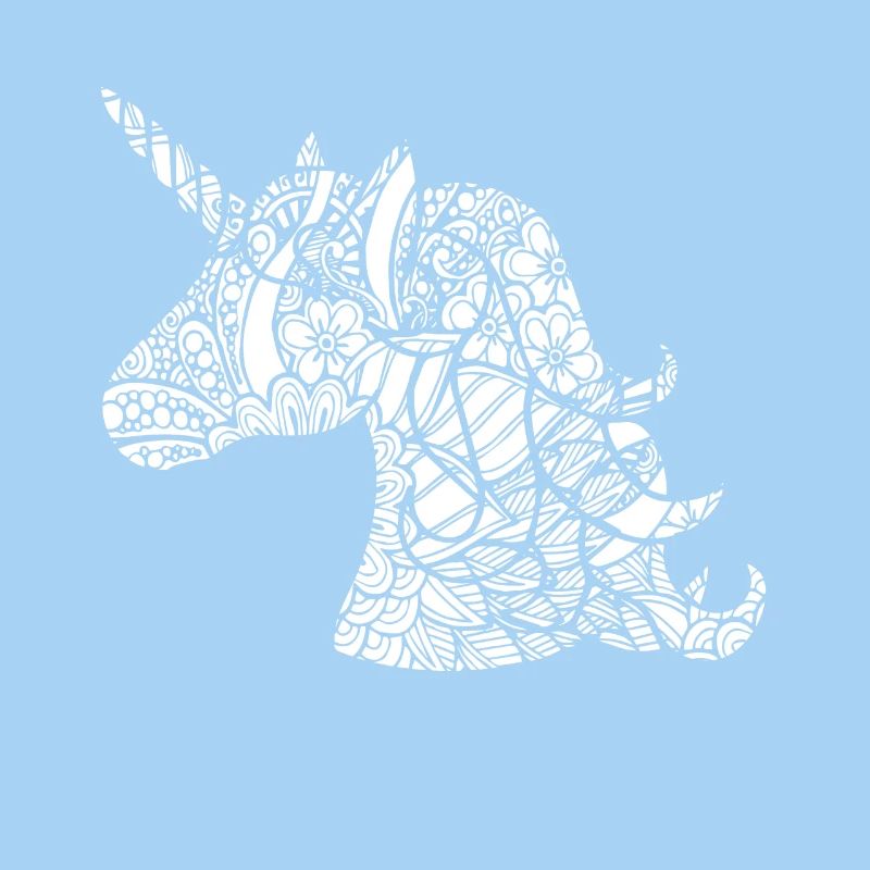 Unicorn Floral Pattern
