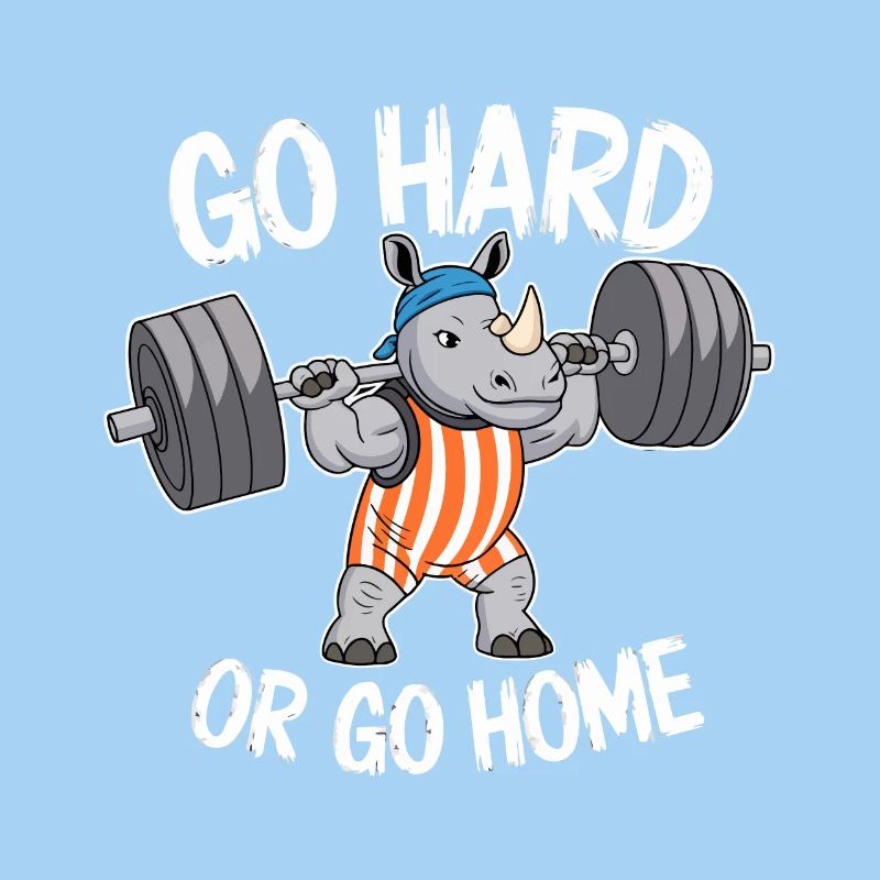 FITNESSSTUDIO, HART ARBEITEN ODER NACH HAUSE GEHEN