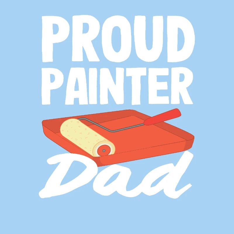 Proud painter dad