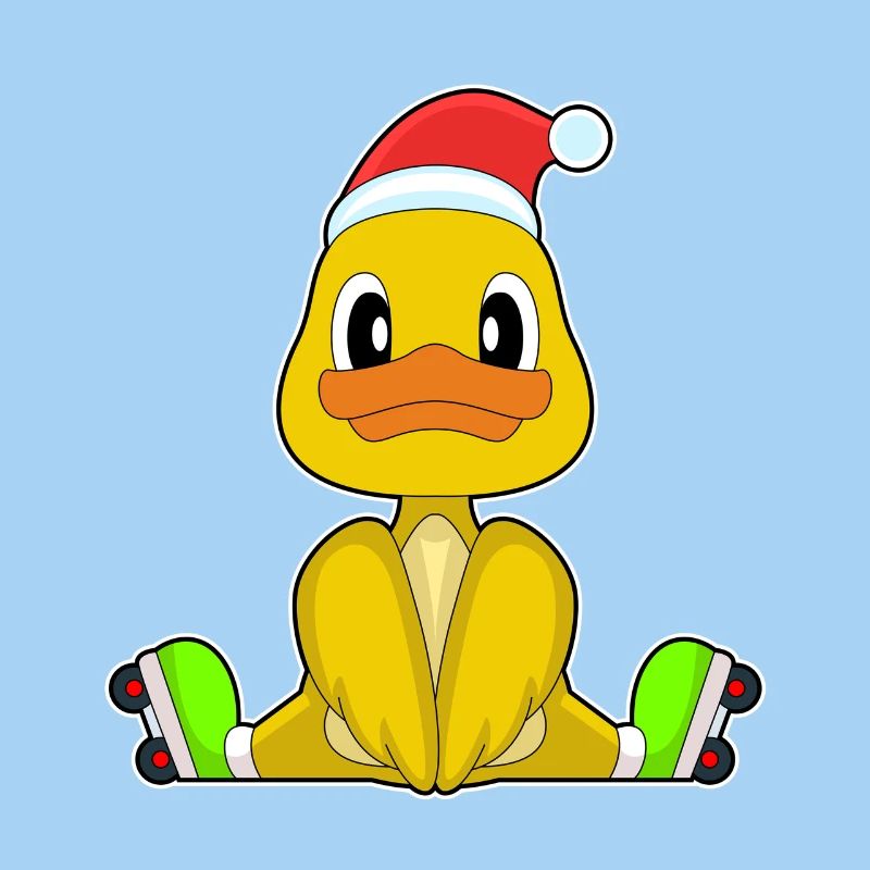 Canard Noël Patins à roues alignées