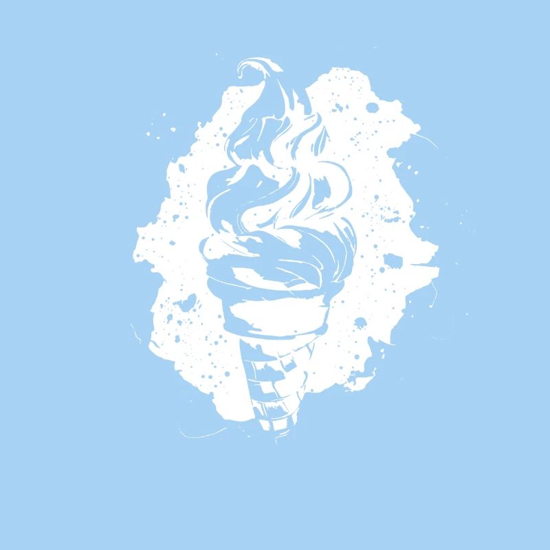 Graphique de crème glacée