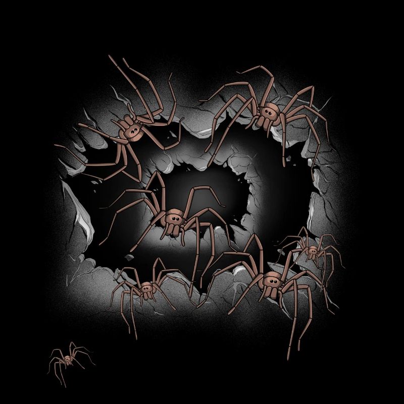 Halloween Spiders Animals Spider Phobia Panic