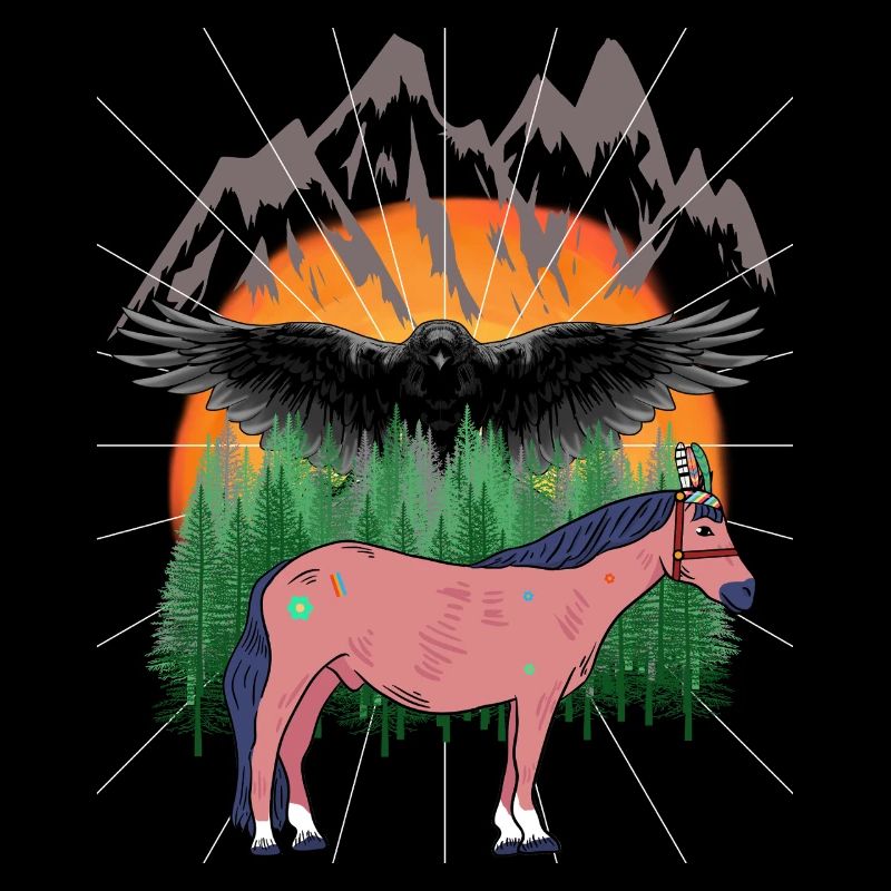 Schamanen Pferd Pferde