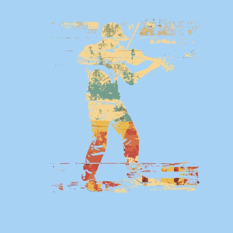 Violin Comic Style
