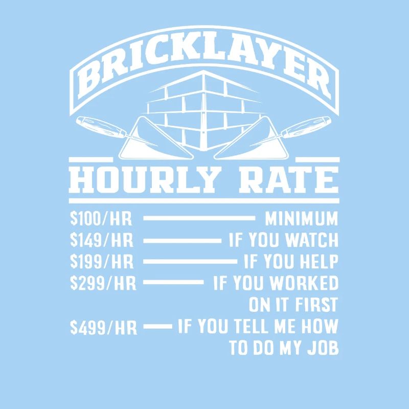 Mason Taux horaire Drôle Explication Design