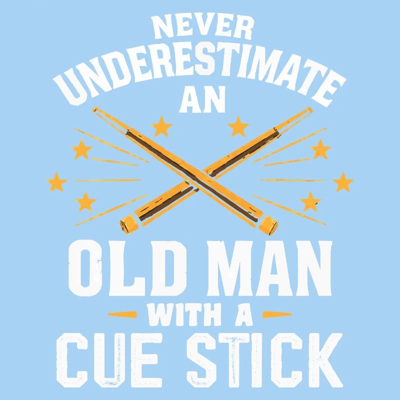 Never Underestimate an Old Man with a Cue Stick