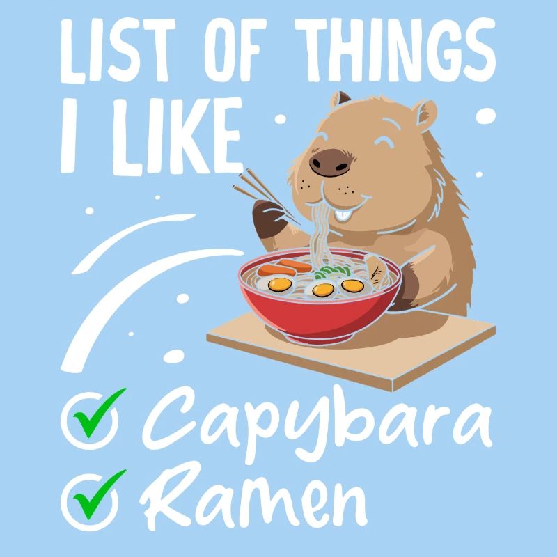 Capybara und Ramen – Perfekte Kombination