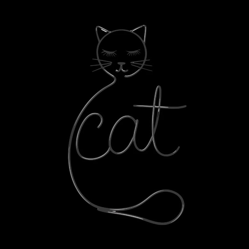 Simple Cat Drawing for Animal Lover