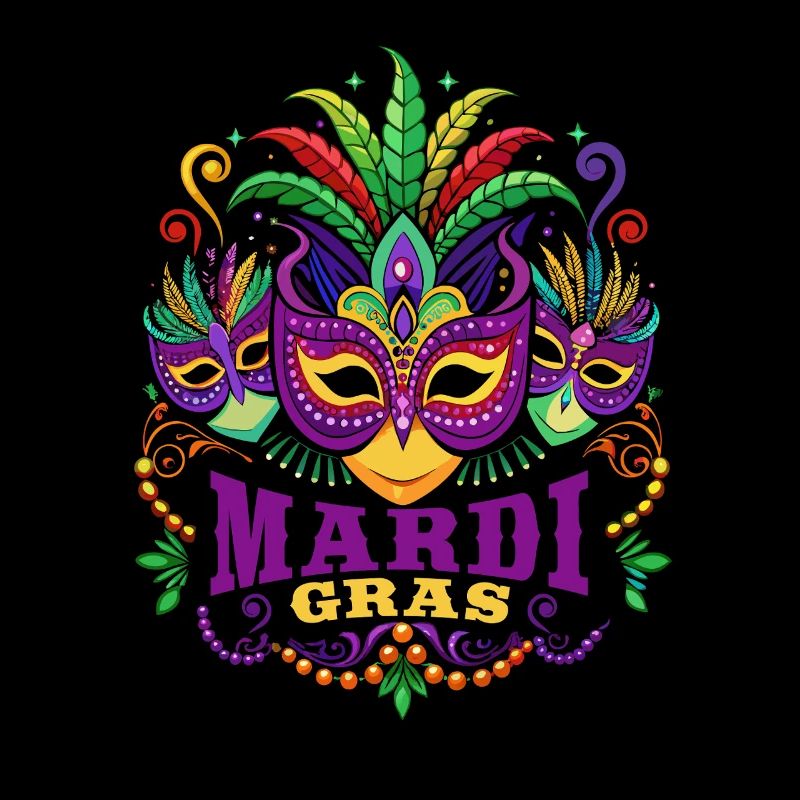 Mardi Gras - Karneval - Maske - Geschenk