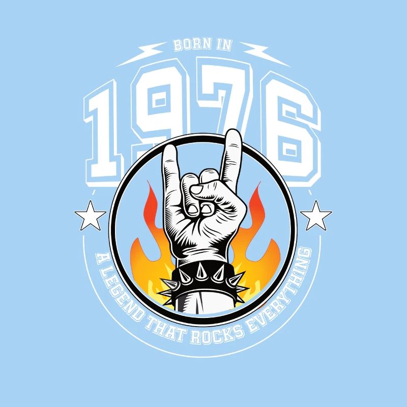 1976 Birthday, rocks everything