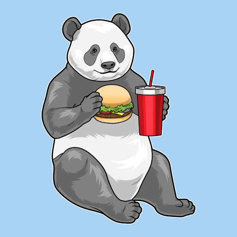 Panda Cheeseburger