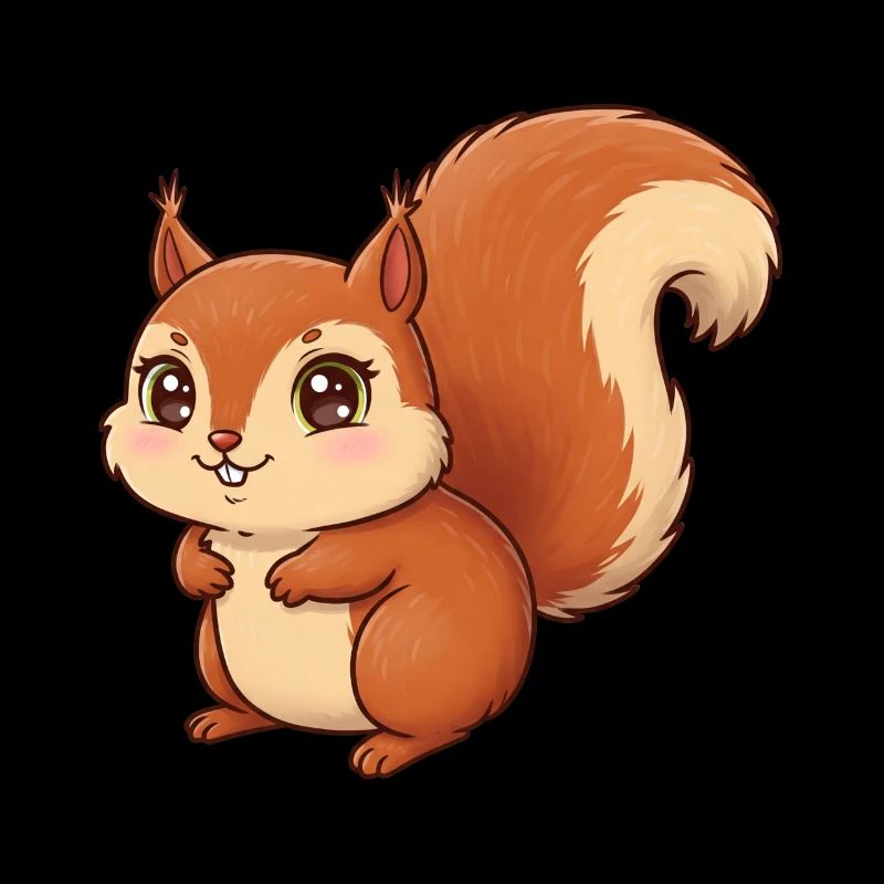 Tier Cartoon Eichhörnchen