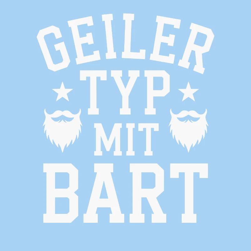 Geiler Typ Mit Bart Bartträger Barbier Vollbart
