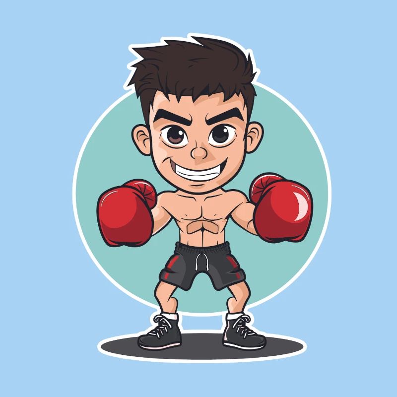 Boxer Comic Look
