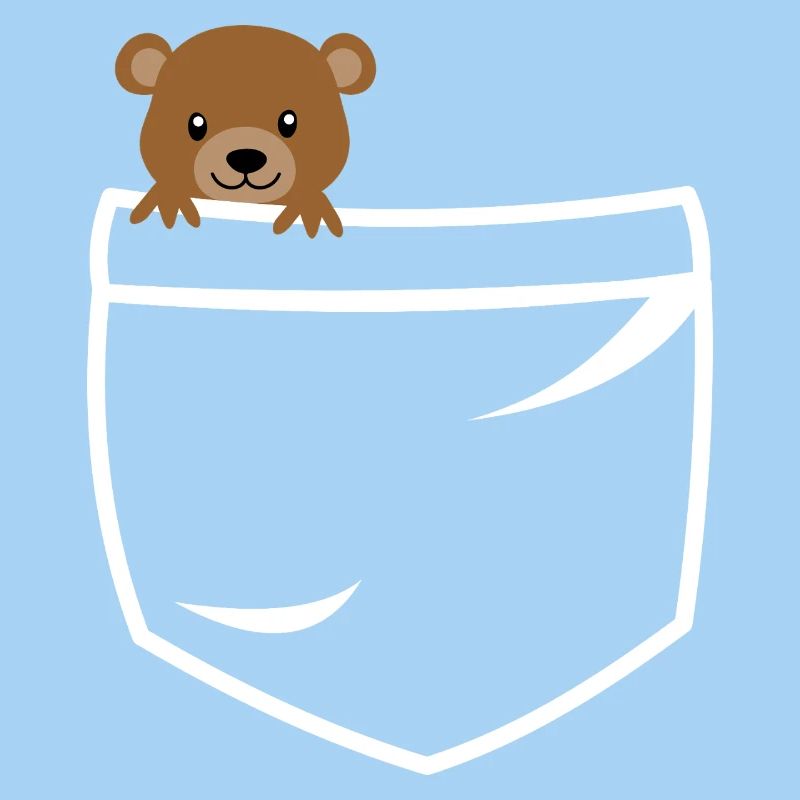 Teddy bear pockets