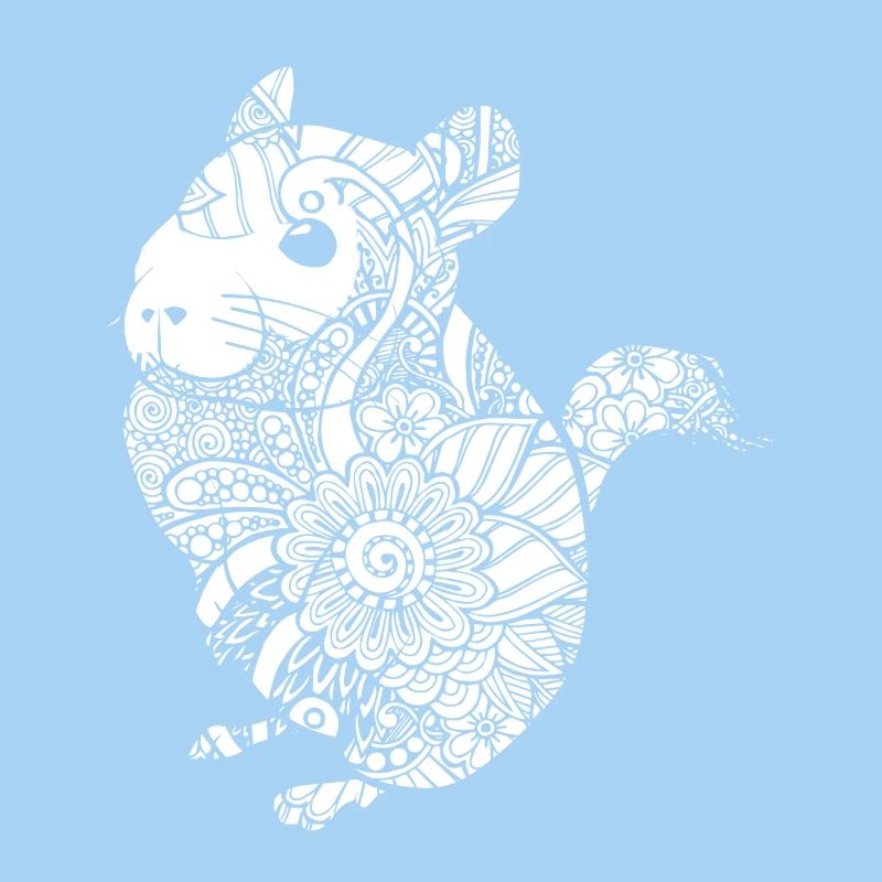 Chinchilla Chinchilla Floral Pattern