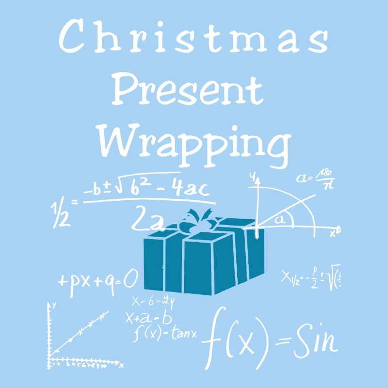 Funny Math Christmas Present Wrapping