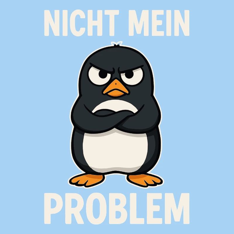 Grimmiger Pinguin – Nicht mein Problem