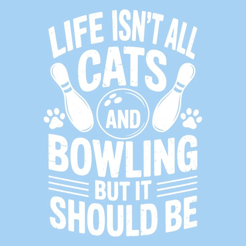 Bowling Dire Chats Drôle Bowling Cadeau
